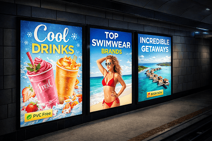 PVC-Free Backlit Fabric